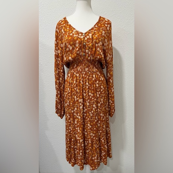 BERKLEY JENSEN Floral Dress EUC - Picture 1 of 9